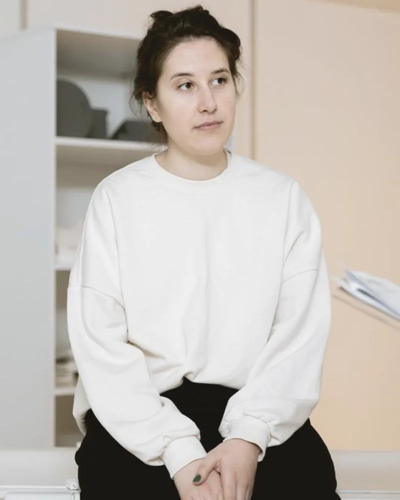 Patient consultation in a bright clinic